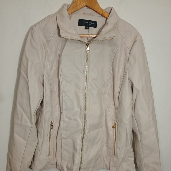Marc New York Women's Size XL Leather Jacket - Picture 1 of 8